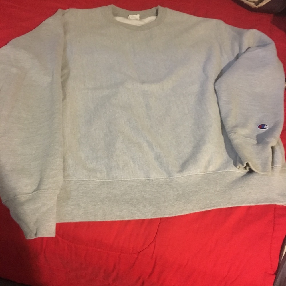 Grey champion crew neck
